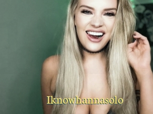 Iknowhannasolo