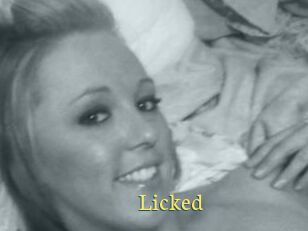 Licked